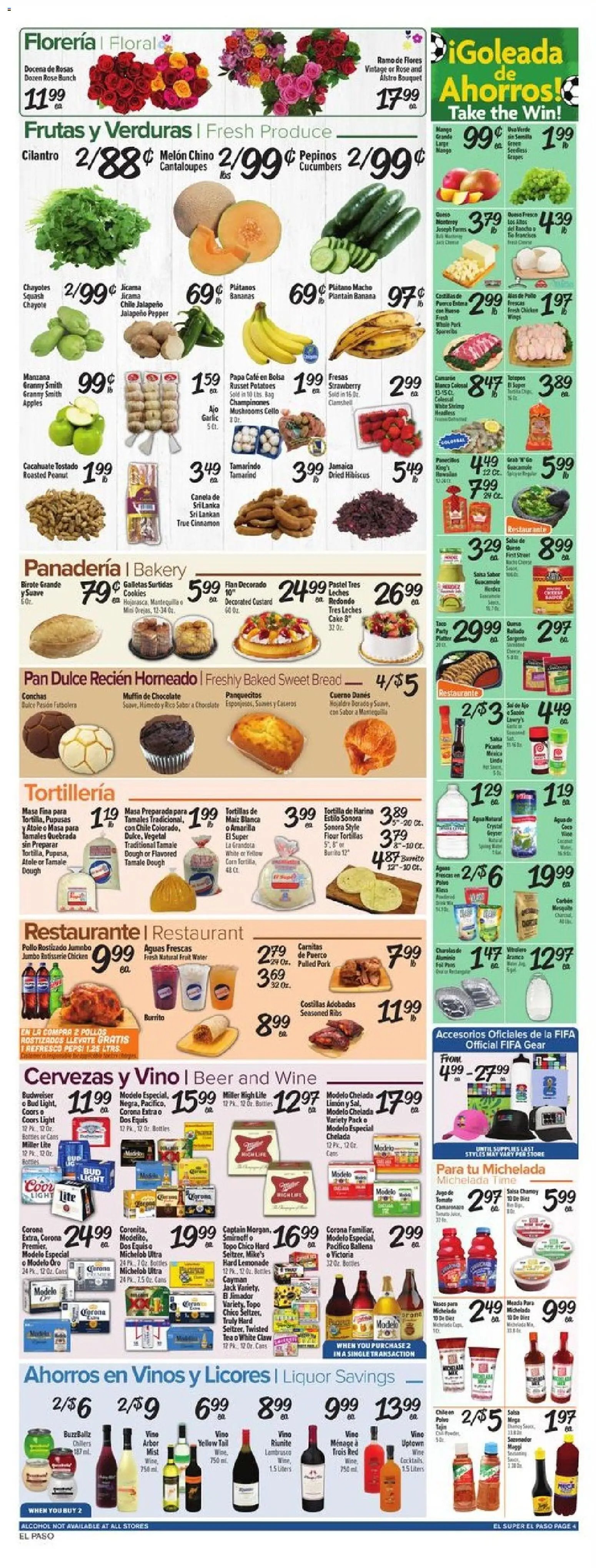 El Super offer from 06/10/2026 El Super Weekly Ad - TX