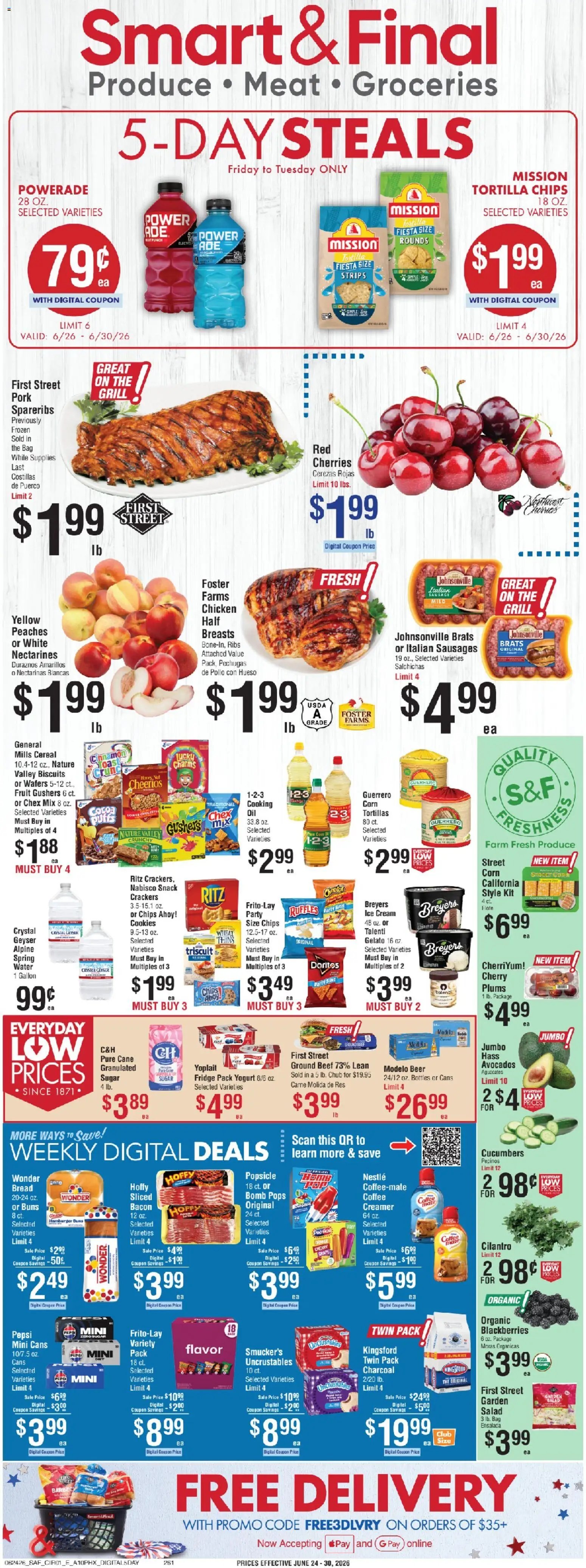 Smart & Final offer from 06/26/2026 Smart & Final Weekly Ad