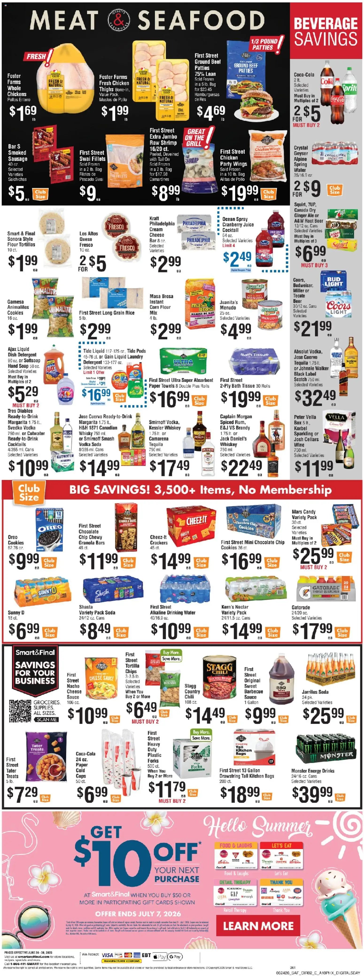 Smart & Final offer from 06/26/2026 Smart & Final Weekly Ad