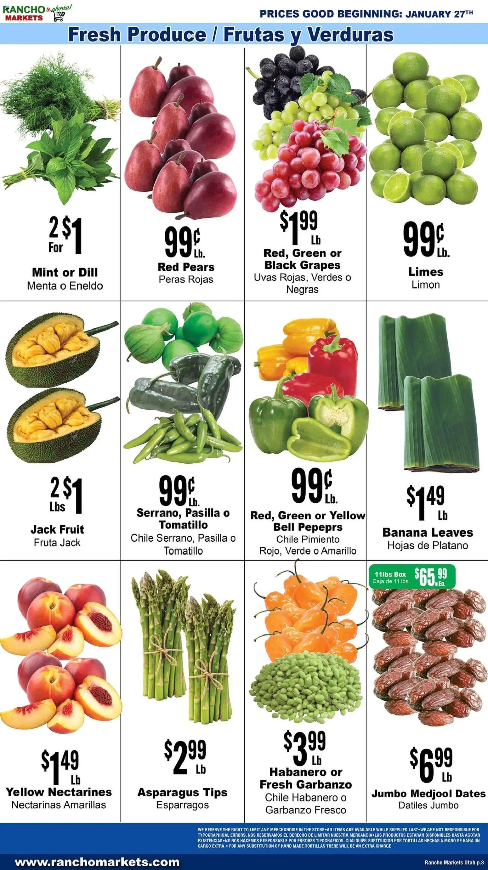 Rancho Markets offer from 01/27/2026 Weekly Ad