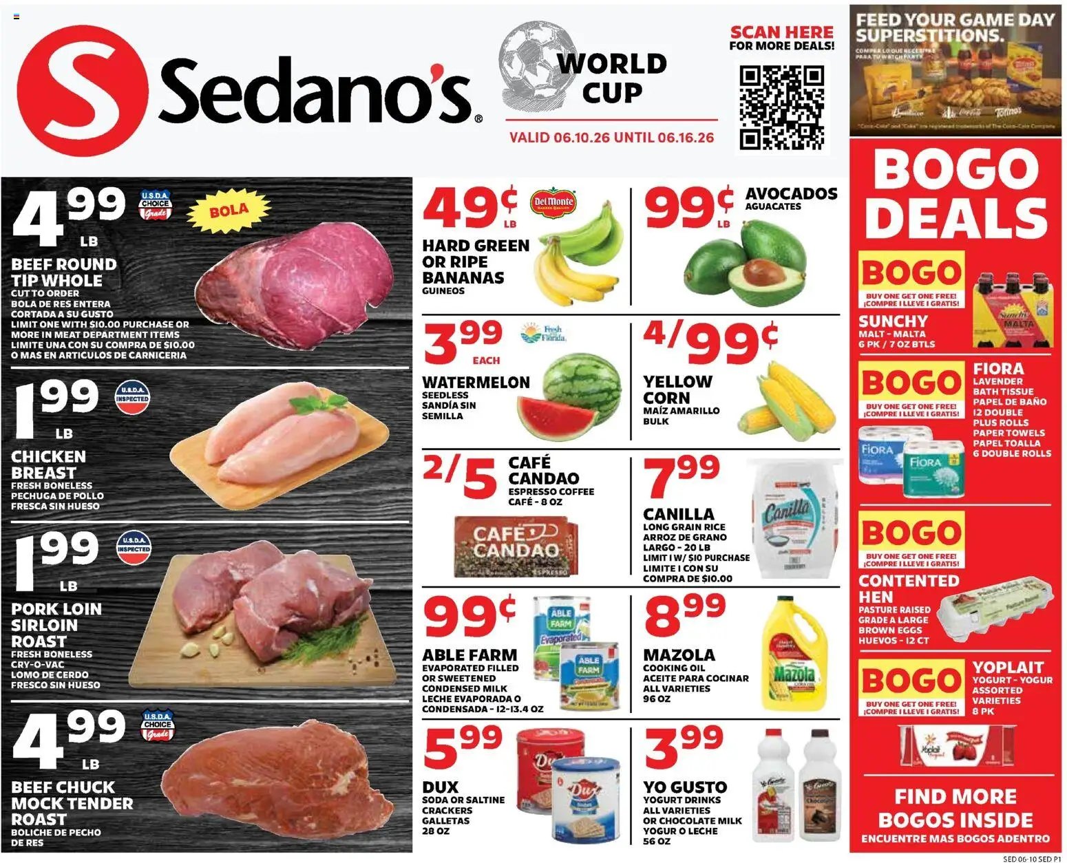Sedano's offer from 06/10/2026 Sedano's Weekly Ad
