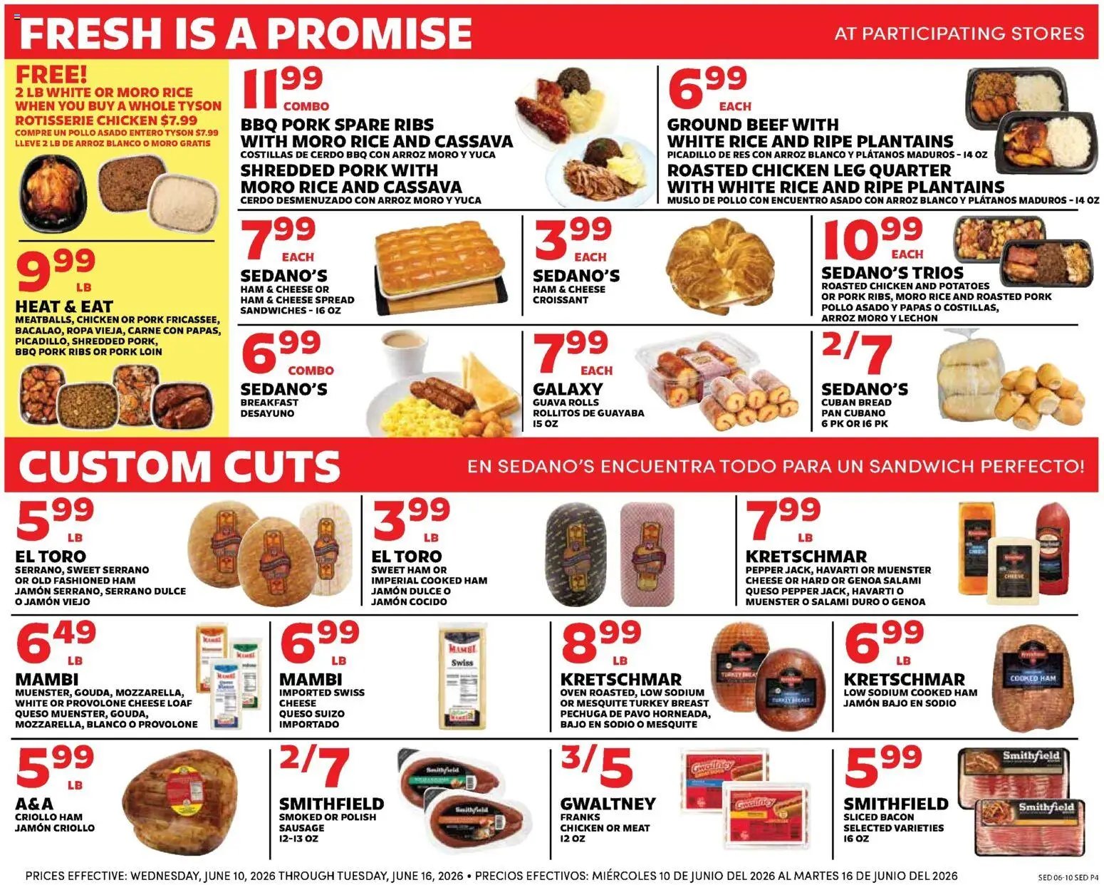 Sedano's offer from 06/10/2026 Sedano's Weekly Ad