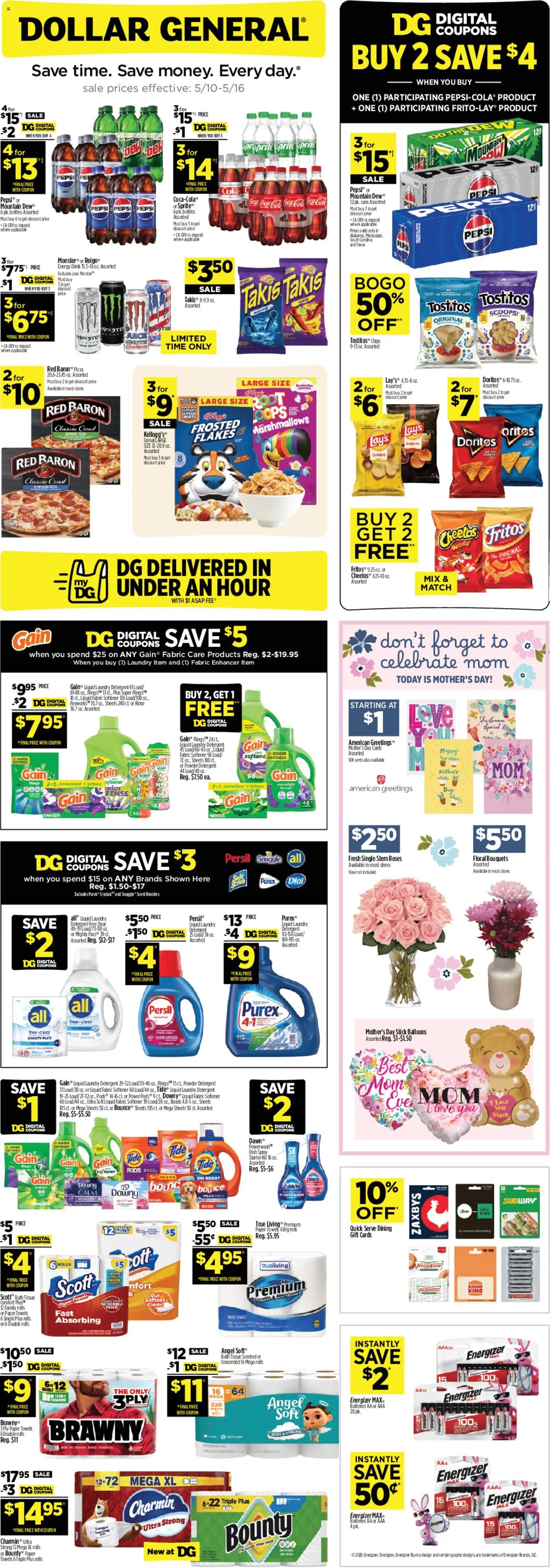 Dollar General offer from 05/10/2026 Dollar General Weekly Ad - TX