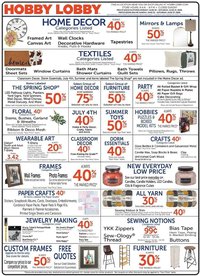 Hobby Lobby offer from 06/21/2026 Hobby Lobby Weekly Ad