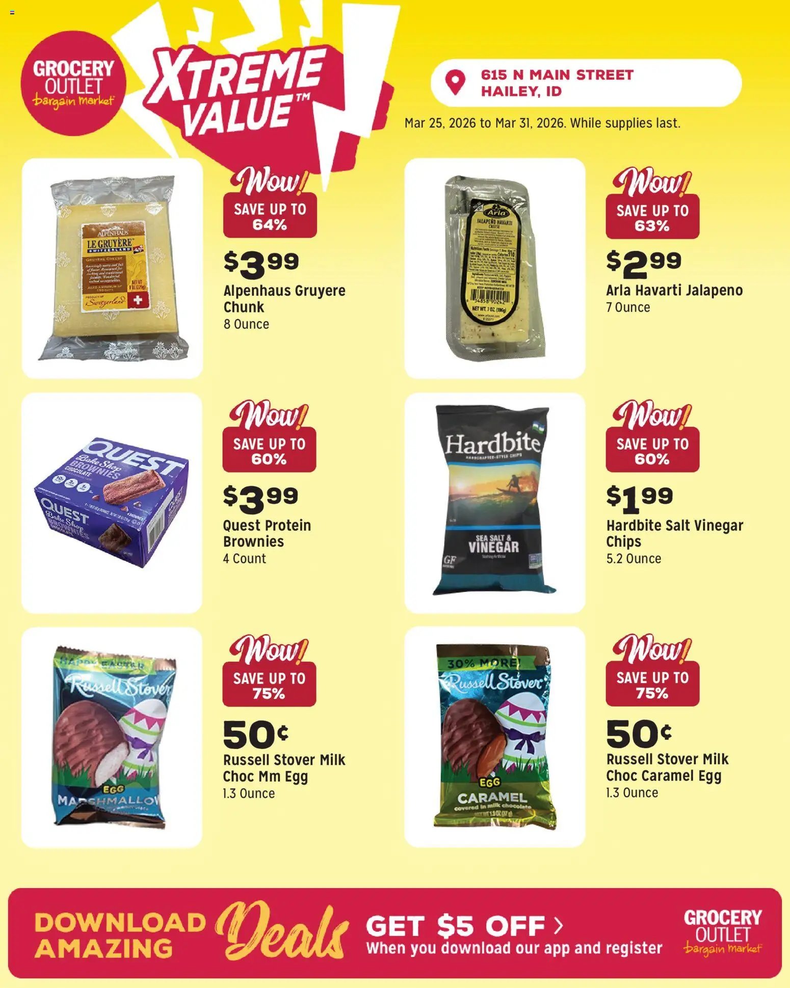 Grocery Outlet offer from 03/25/2026 Grocery Outlet Weekly Ad - ID