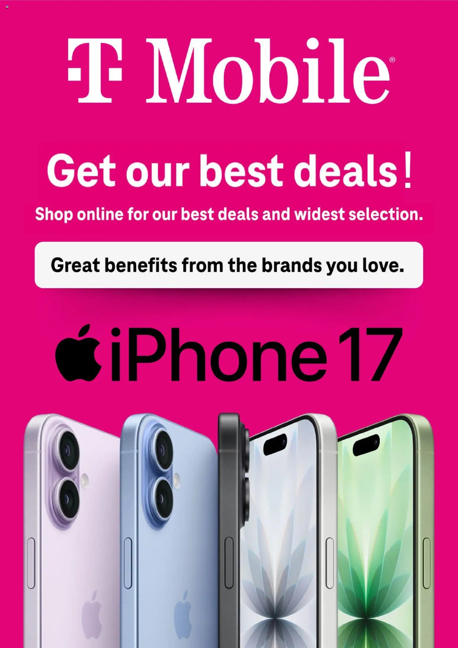 T-mobile offer from 12/01/2025 Monthly Ad