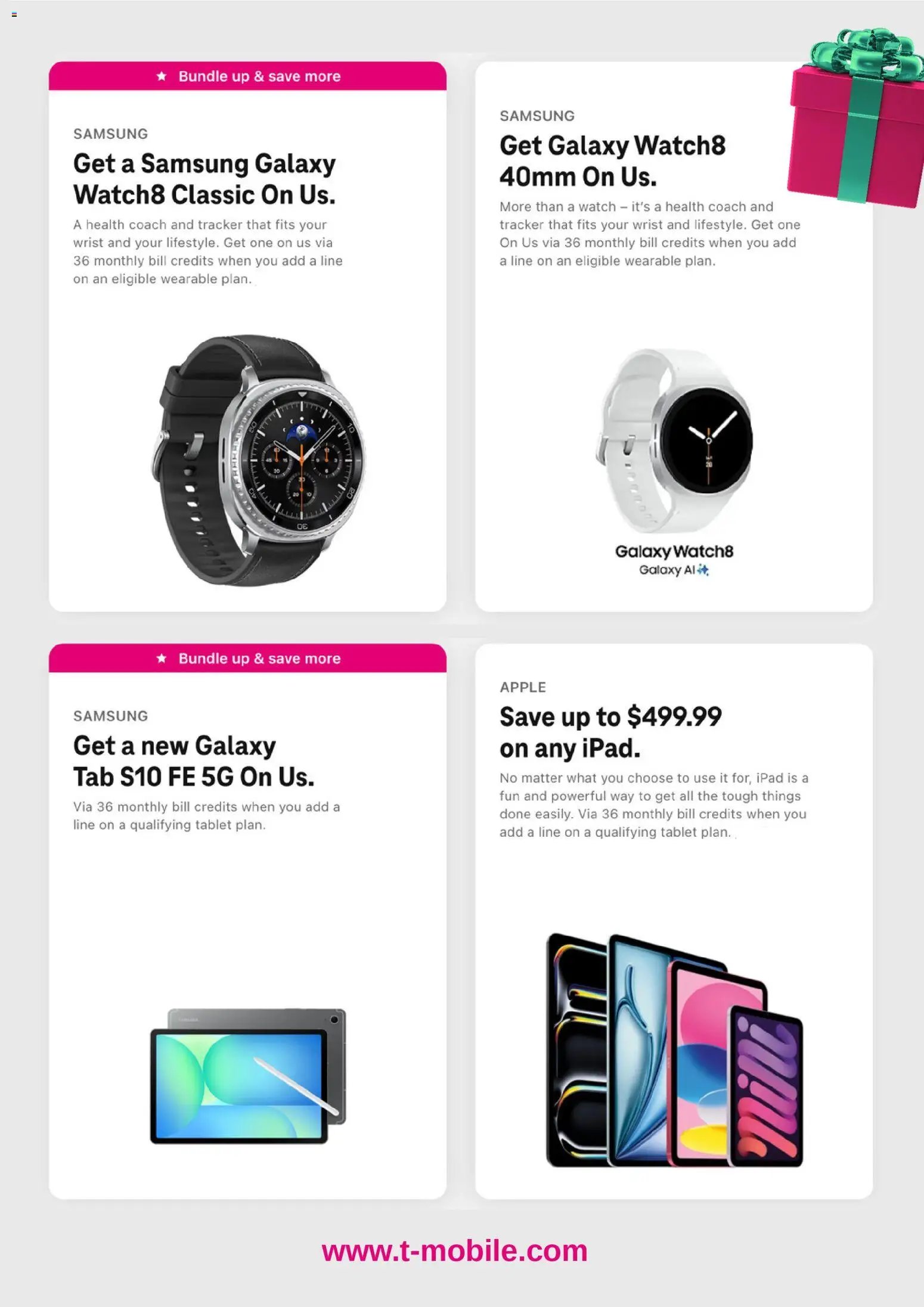 T-mobile offer from 12/01/2025 Monthly Ad