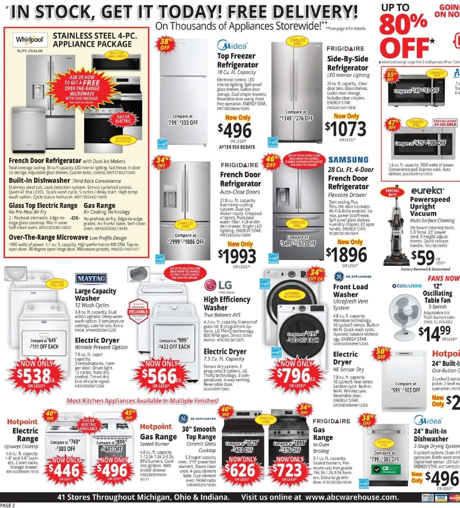 ABC Warehouse offer from 06/07/2026 ABC Warehouse Weekly Ad