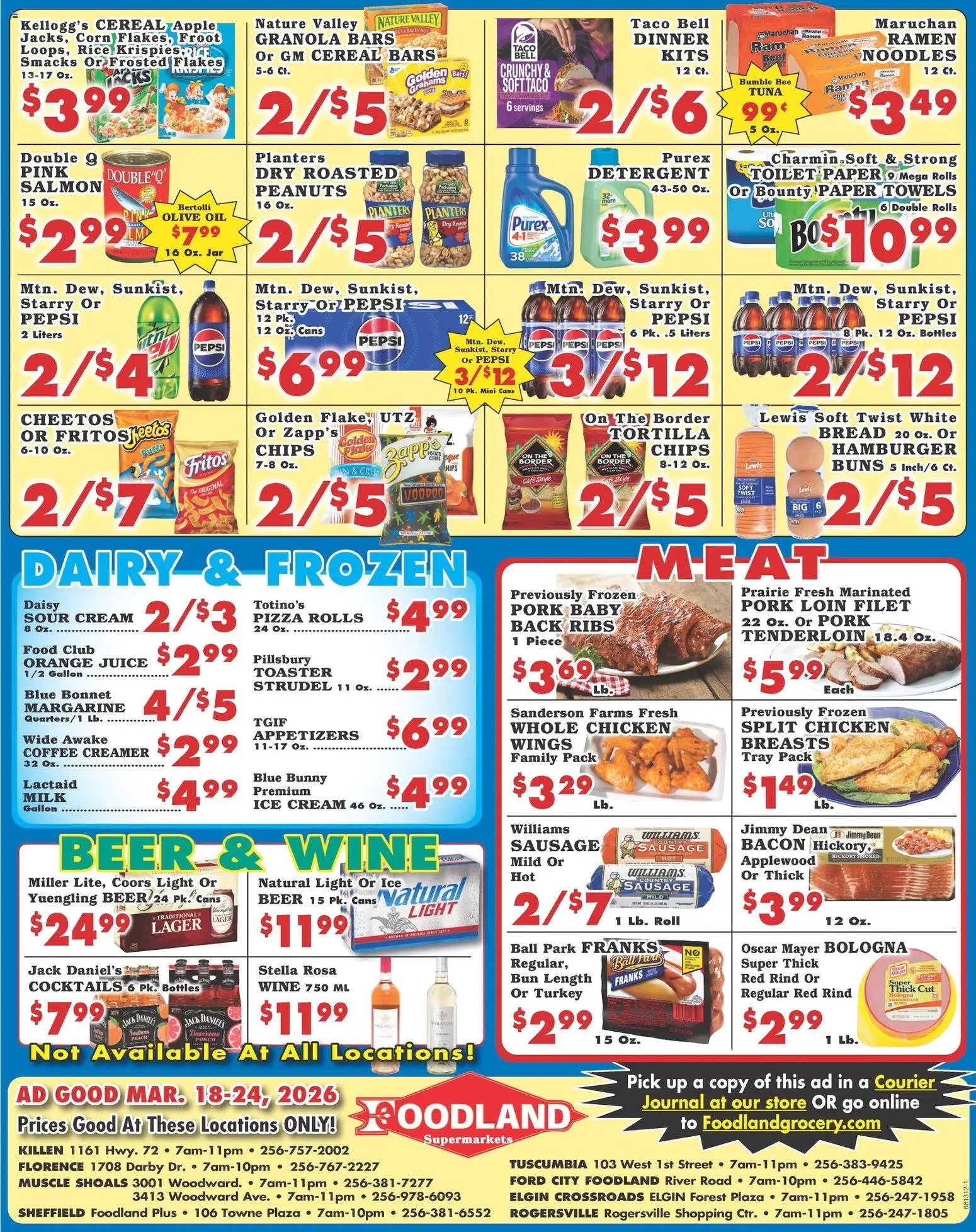 Foodland offer from 03/18/2026 Foodland Weekly Ad - Supermarkets