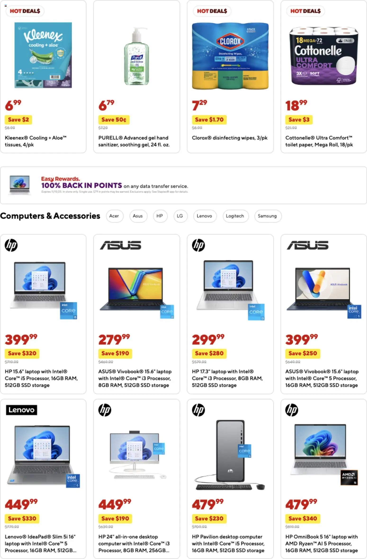 Staples offer from 11/02/2025 Weekly Ad (2025-11-02 - 2025-11-08) | 2