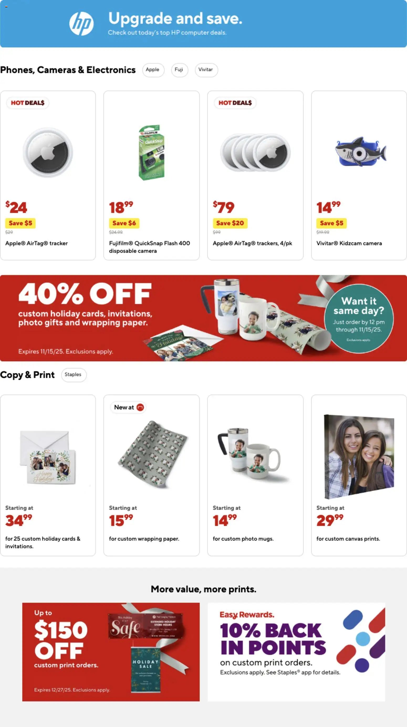 Staples offer from 11/02/2025 Weekly Ad (2025-11-02 - 2025-11-08) | 4