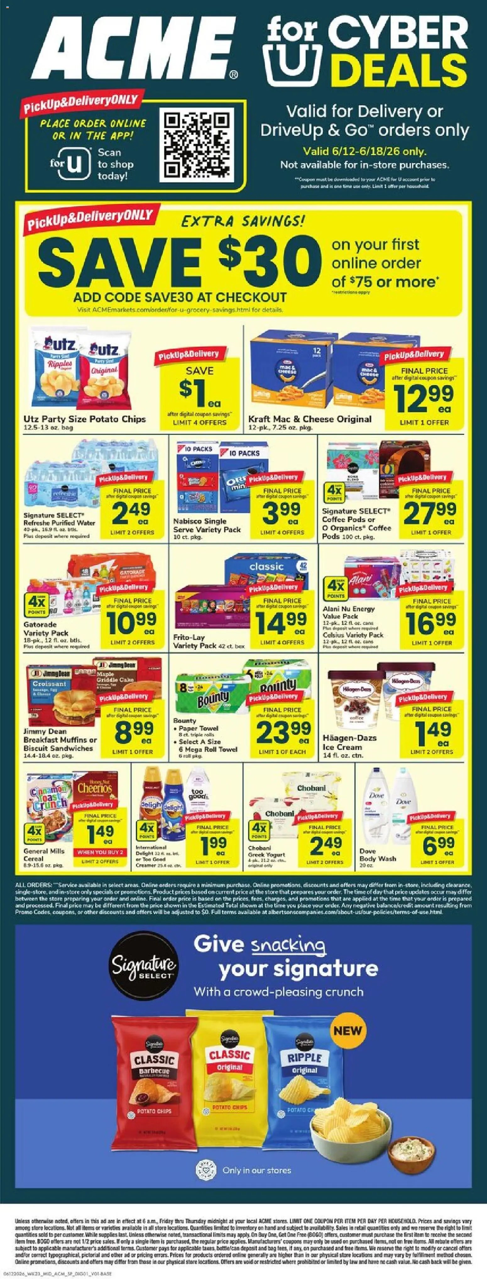 Acme offer from 06/12/2026 Acme Specialty Publication