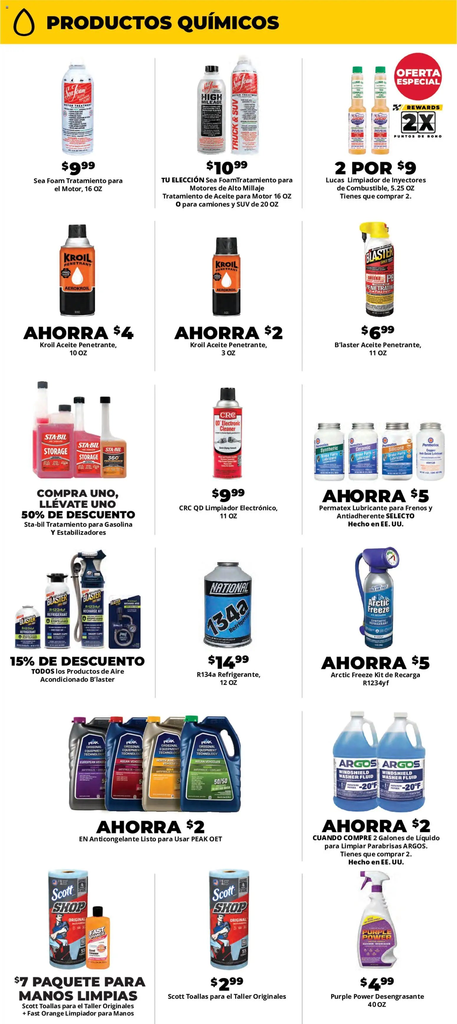 Advance Auto Parts offer from 07/19/2026 Advance Auto Parts Weekly Ad - Spanish