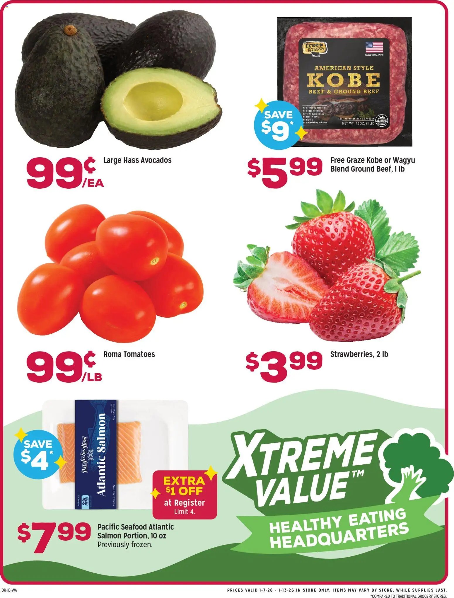 Grocery Outlet offer from 01/07/2026 Weekly Ad - WA
