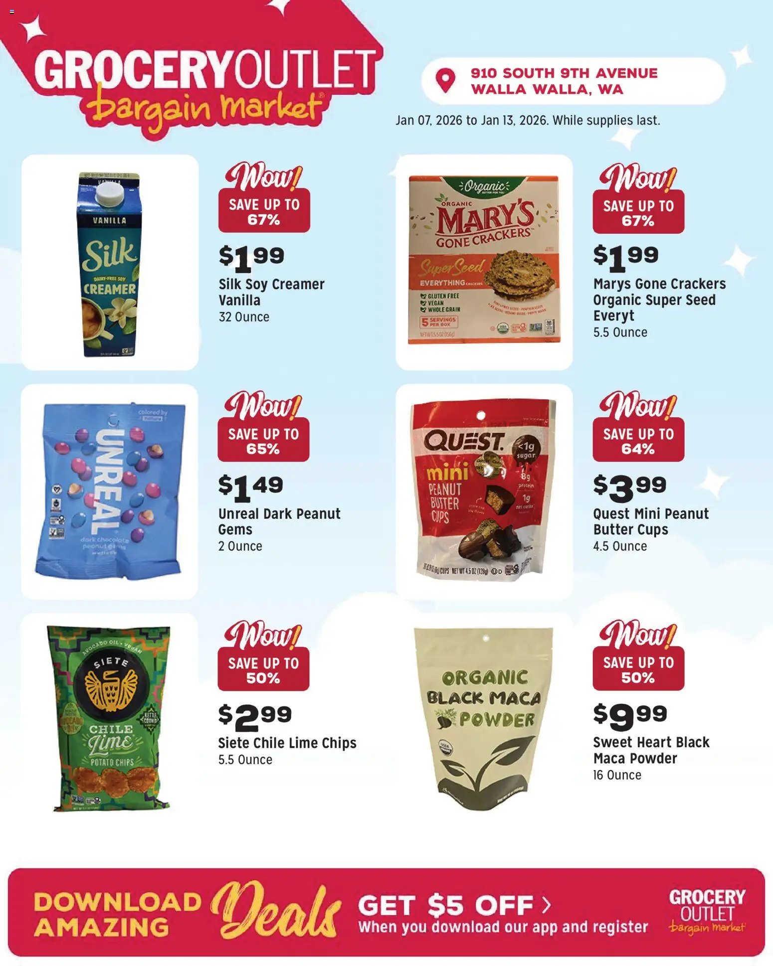 Grocery Outlet offer from 01/07/2026 Weekly Ad - WA