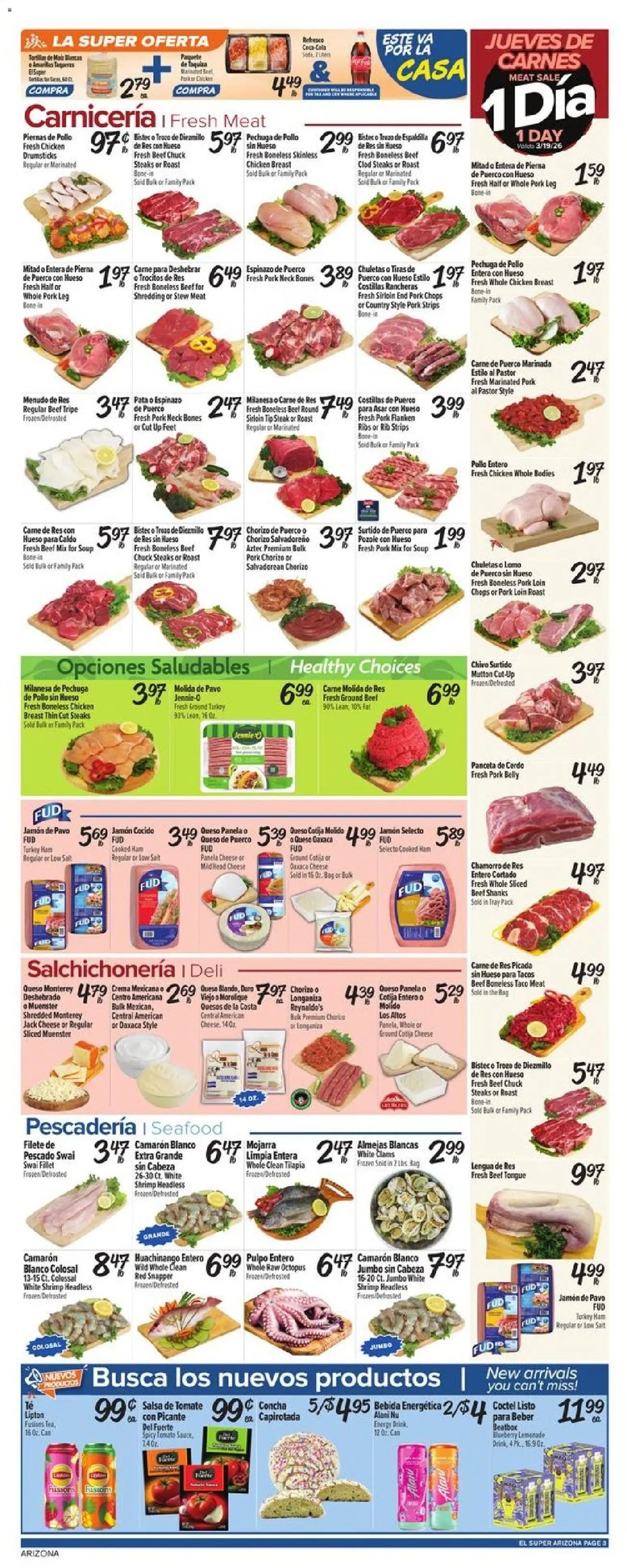 El Super offer from 03/18/2026 El Super Weekly Ad - AK