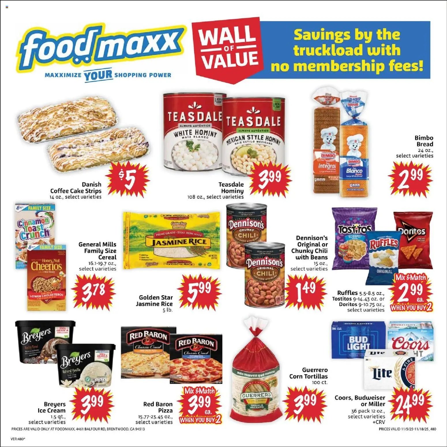 FoodMaxx offer from 11/05/2025 Weekly Ad