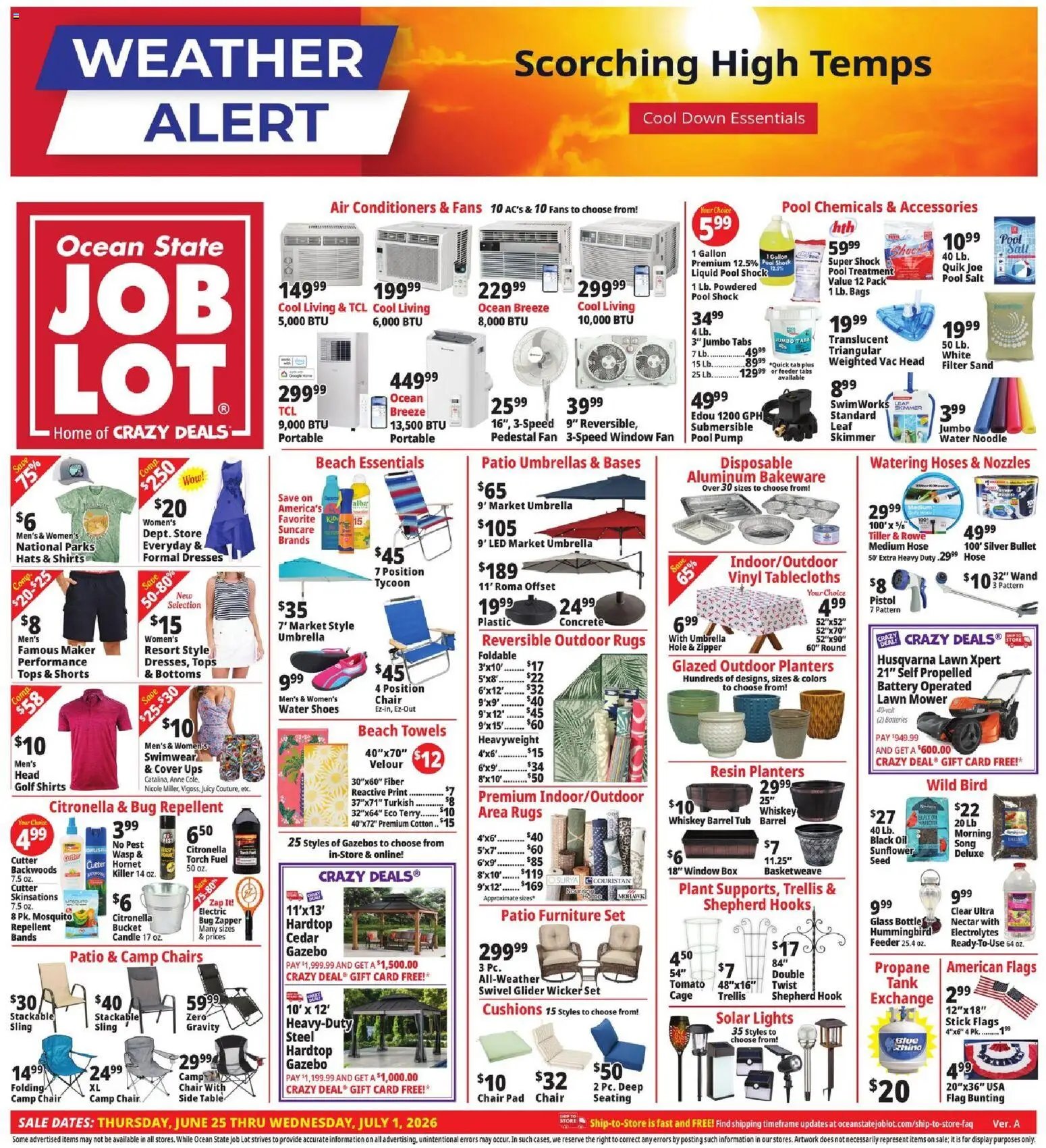 Ocean State Job Lot offer from 06/25/2026 Ocean State Job Lot Weekly Ad - MA
