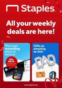 Staples offer from 06/07/2026 Staples Weekly Ad