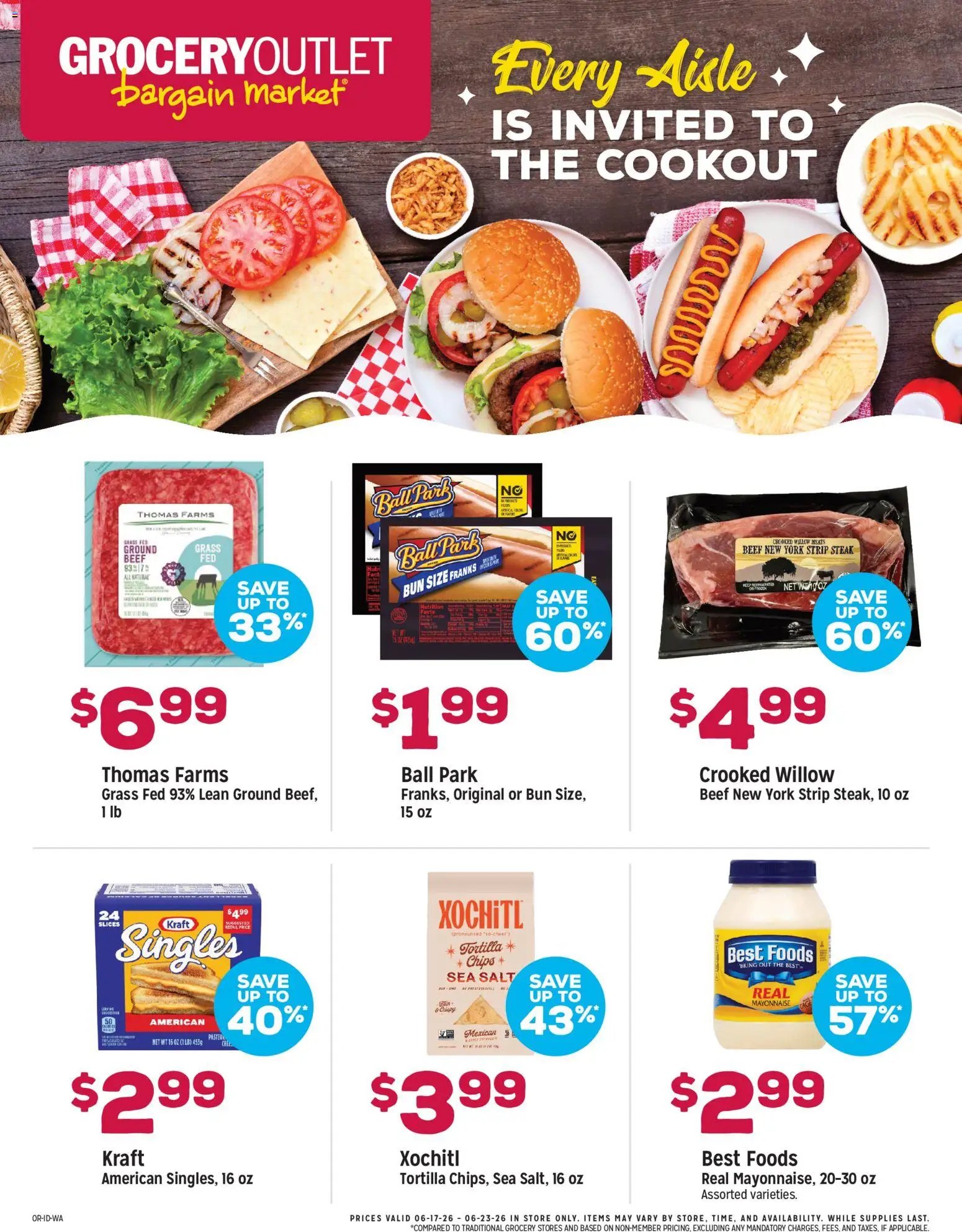 Grocery Outlet offer from 06/17/2026 Grocery Outlet Weekly Ad - WA