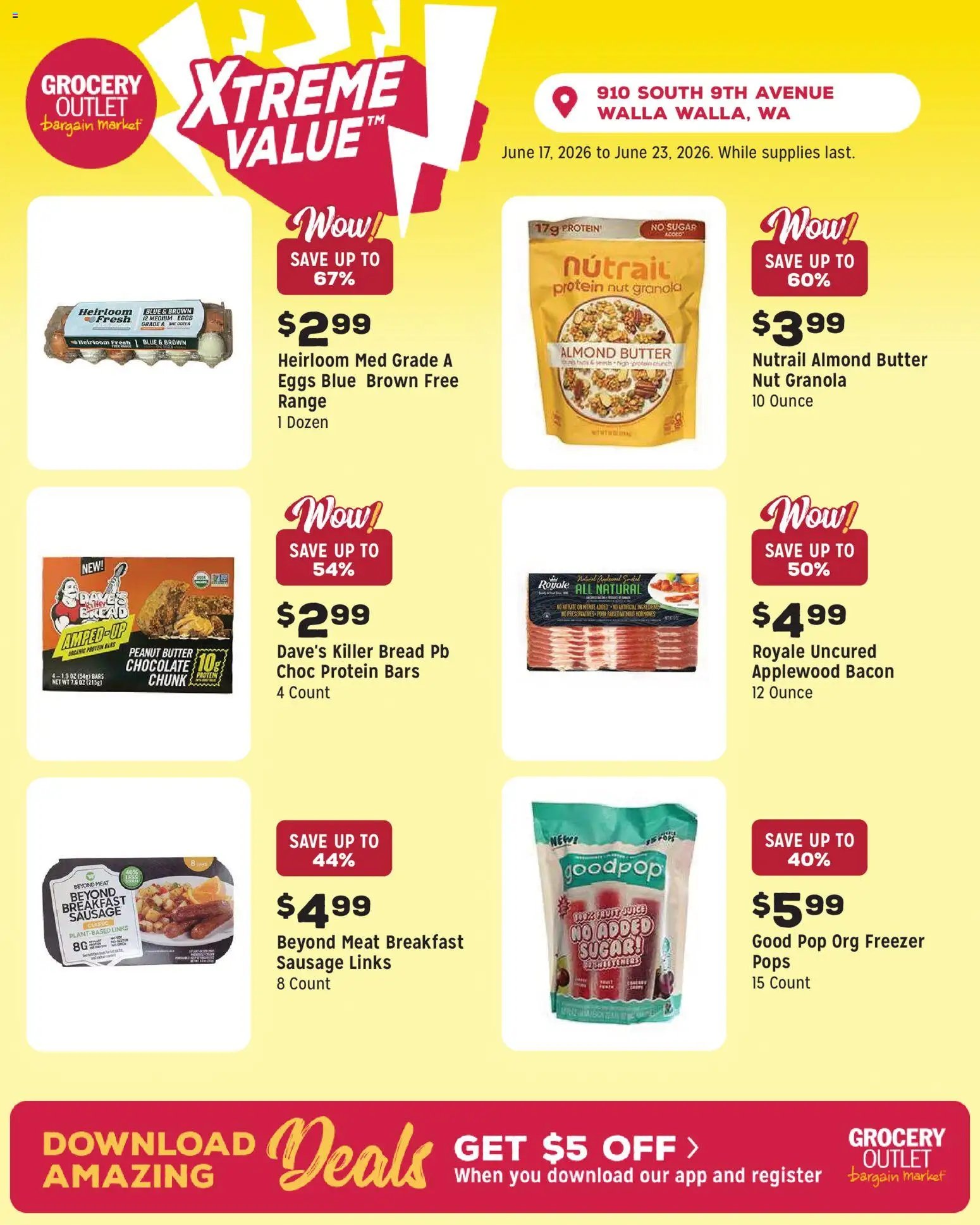 Grocery Outlet offer from 06/17/2026 Grocery Outlet Weekly Ad - WA