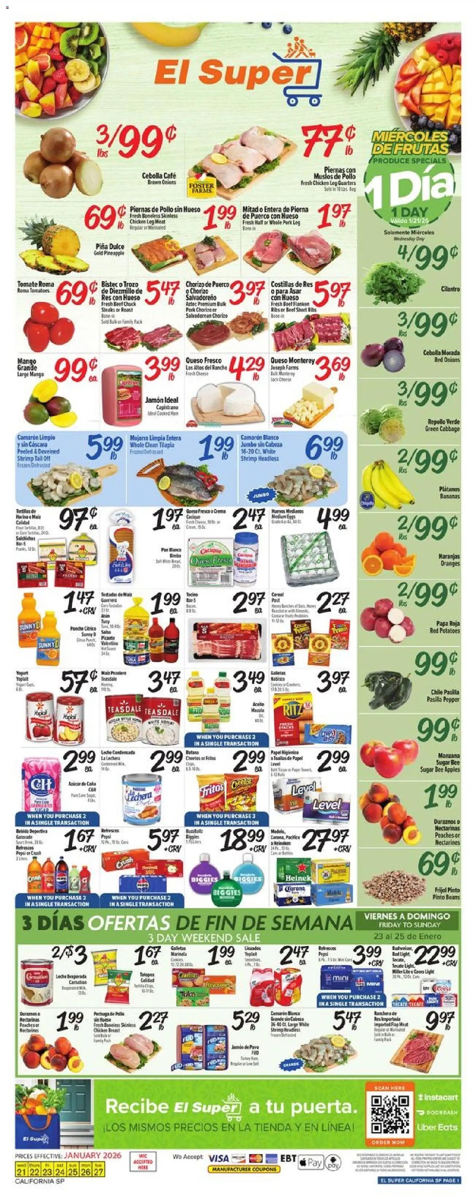 El Super offer from 01/21/2026 Weekly Ad