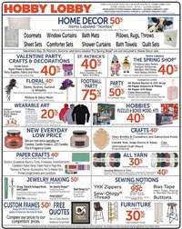 Hobby Lobby offer from 02/01/2026 Weekly Ad
