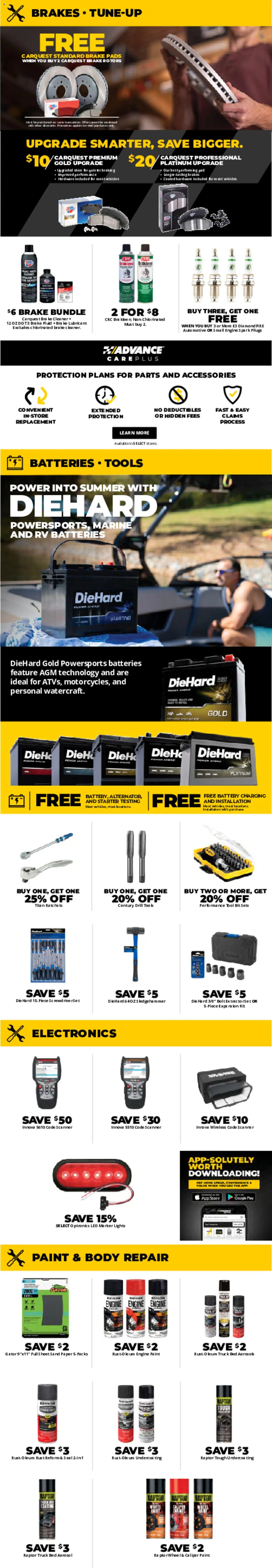 Advance Auto Parts offer from 05/24/2026 Advance Auto Parts Weekly Ad