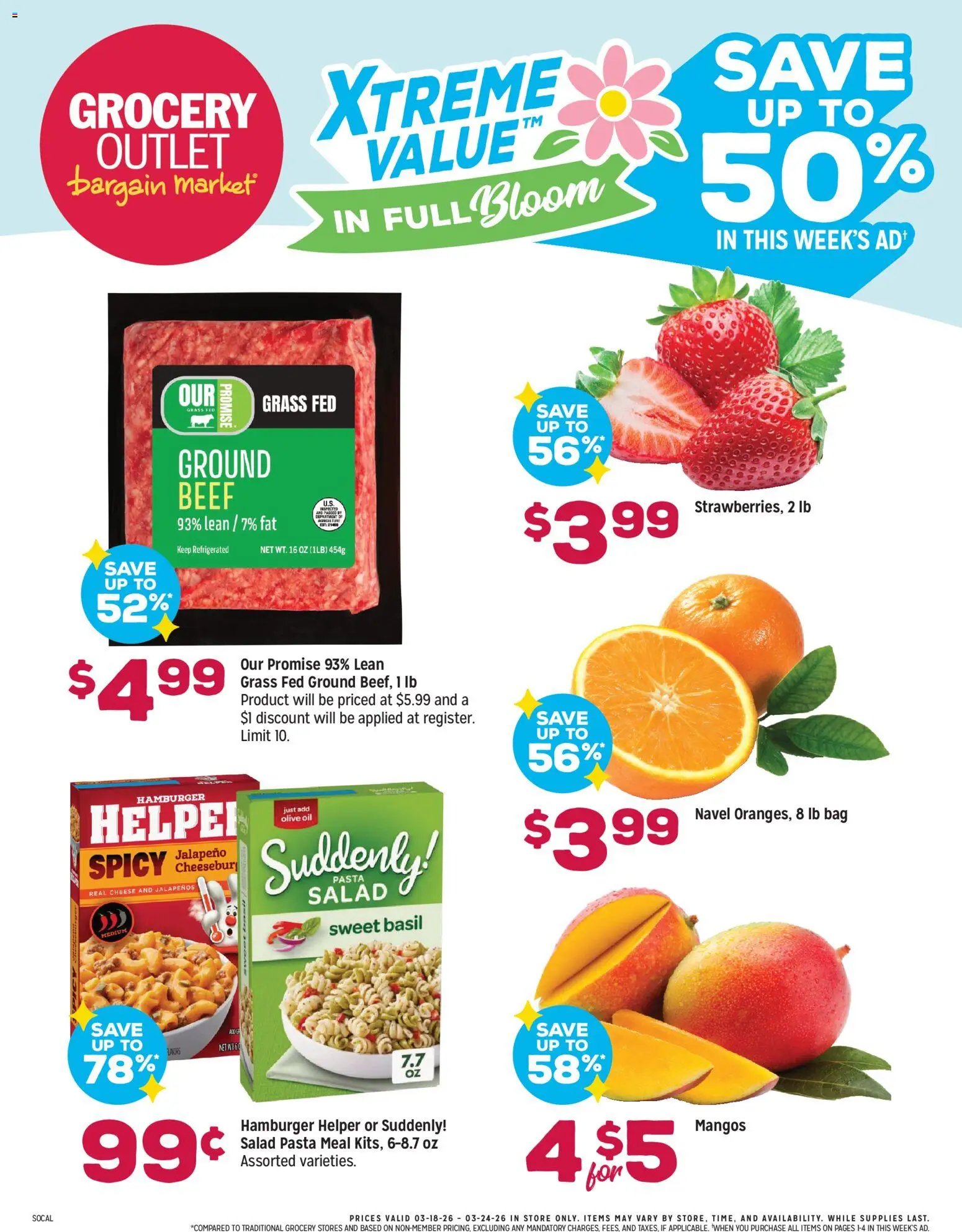 Grocery Outlet offer from 03/18/2026 Grocery Outlet Weekly Ad - CA