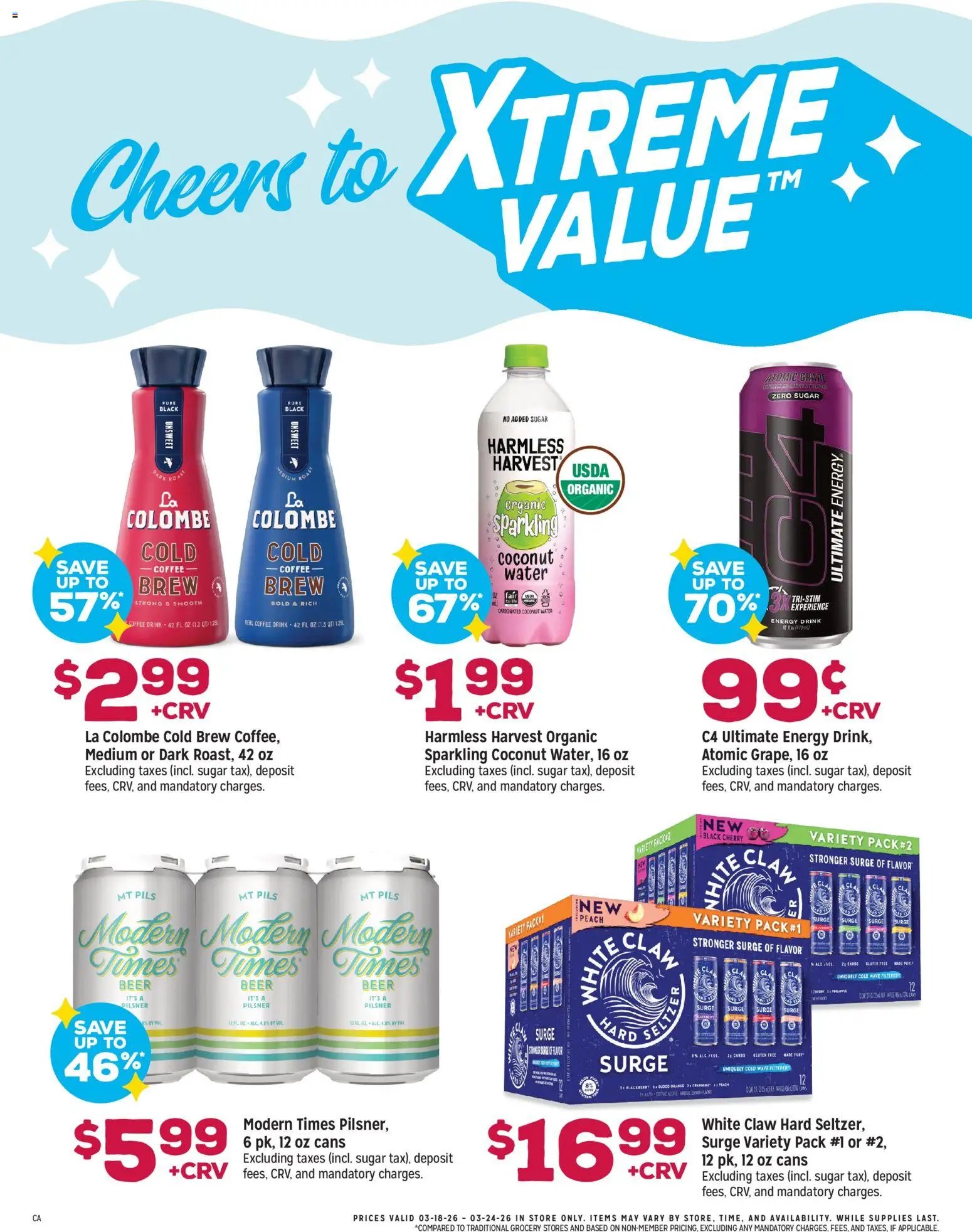Grocery Outlet offer from 03/18/2026 Grocery Outlet Weekly Ad - CA