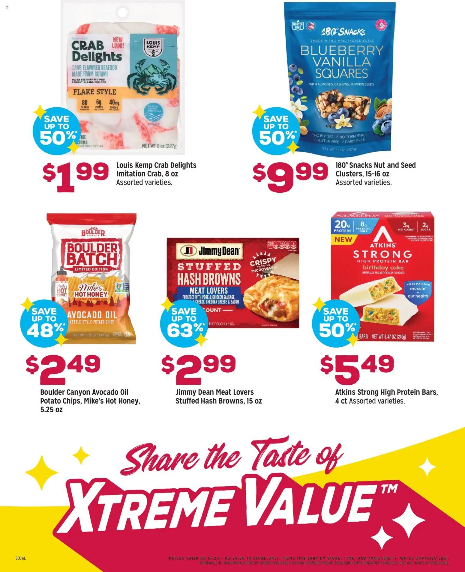 Grocery Outlet offer from 03/18/2026 Grocery Outlet Weekly Ad - CA