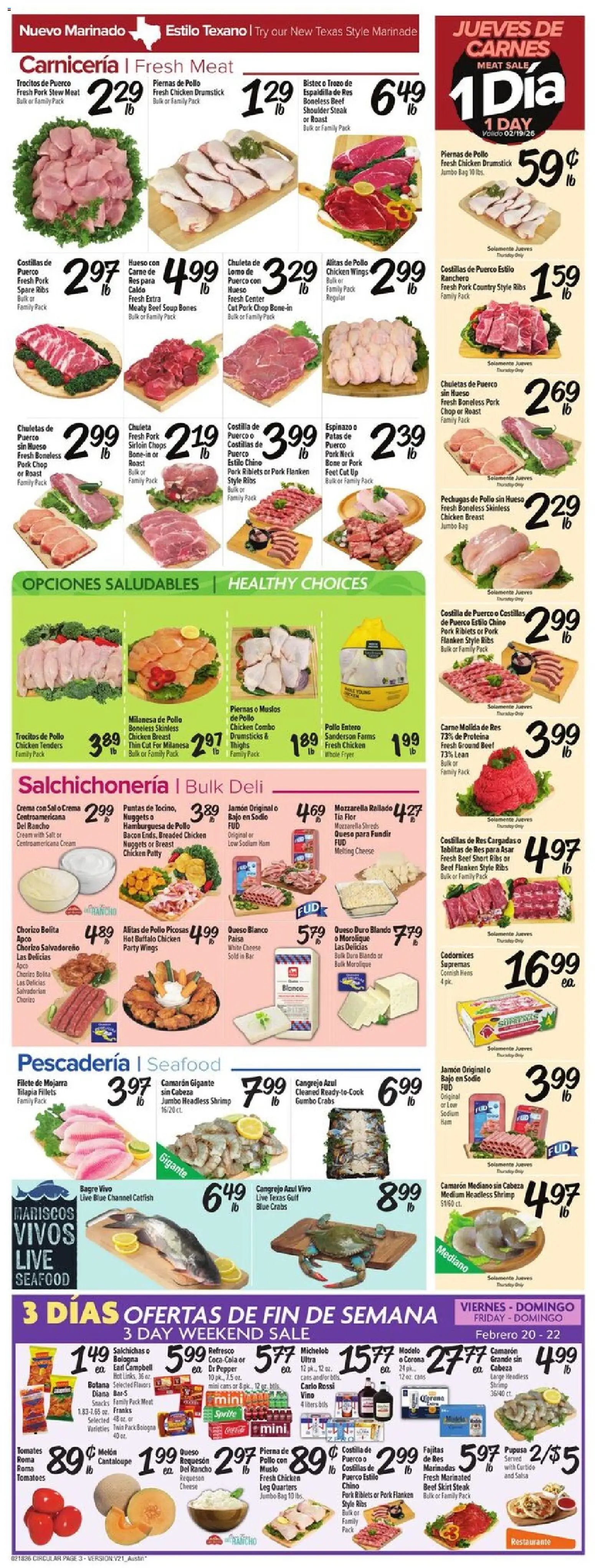 Fiesta Mart offer from 02/18/2026 Weekly Ad