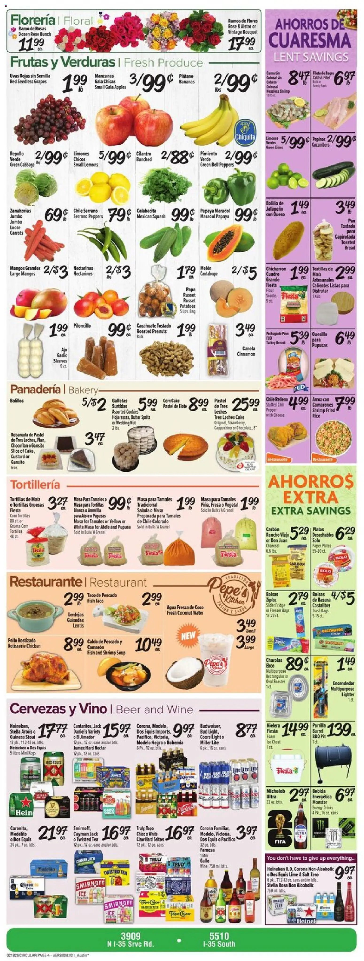 Fiesta Mart offer from 02/18/2026 Weekly Ad