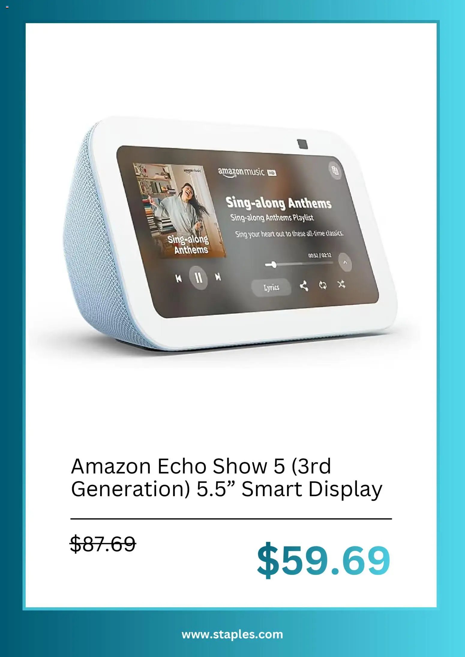 Staples offer from 11/30/2025 Cyber Week