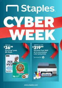 Staples offer from 11/30/2025 Cyber Week