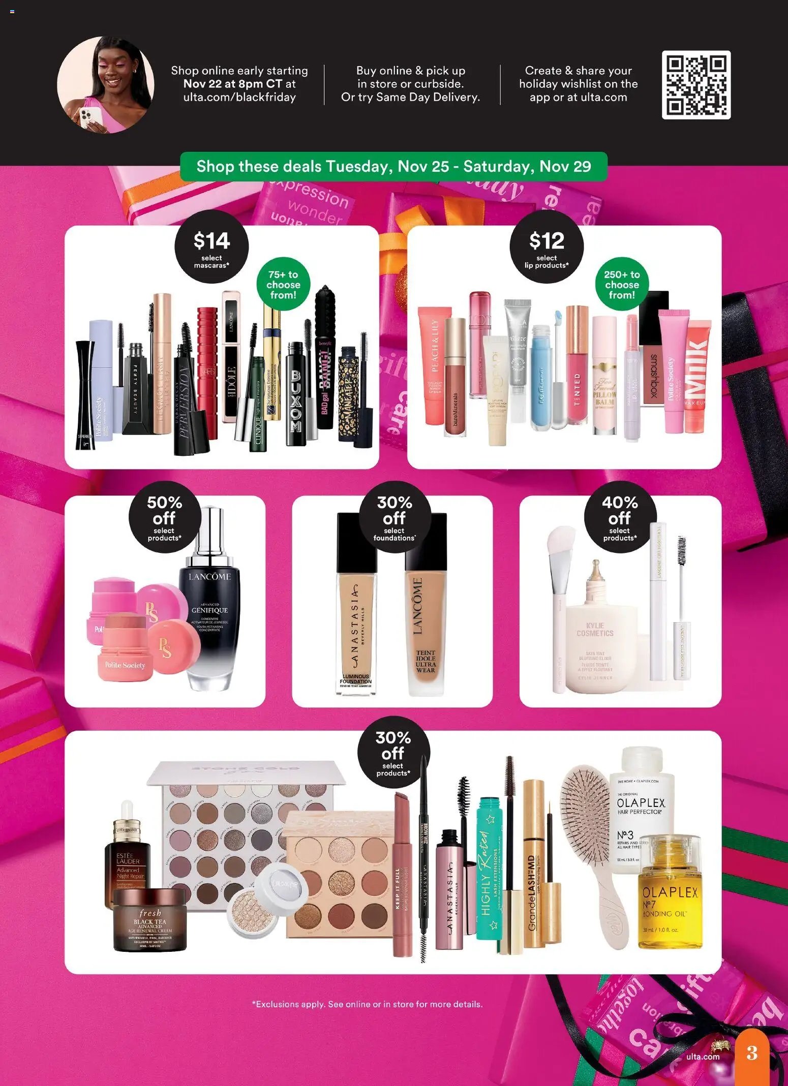 Ulta Beauty offer from 11/23/2025 Black Friday
