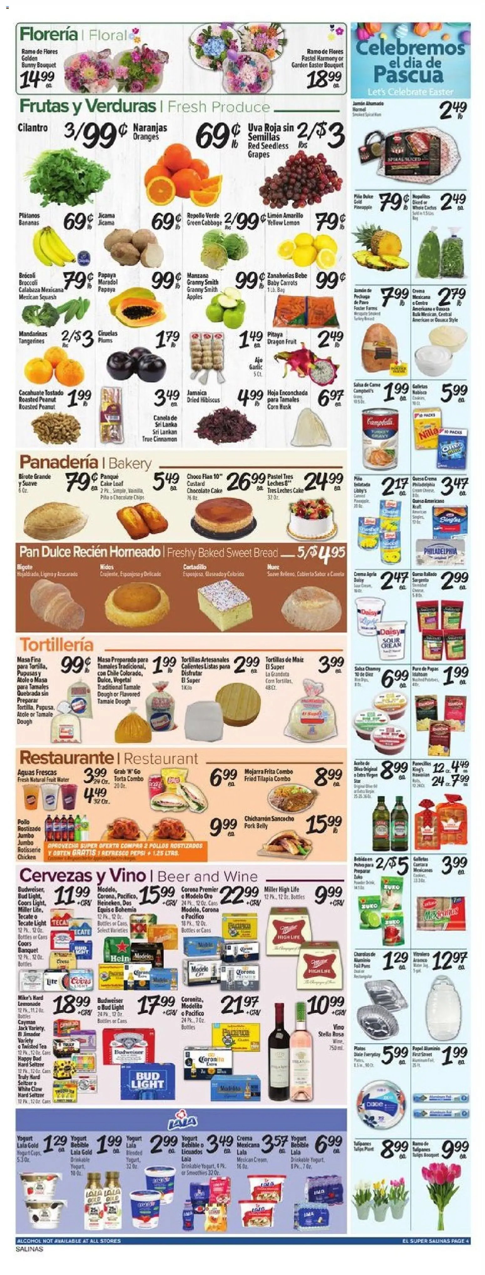 El Super offer from 04/01/2026 El Super Weekly Ad - CA