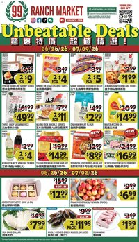 99 Ranch Market offer from 06/26/2026 99 Ranch Market Weekly Ad