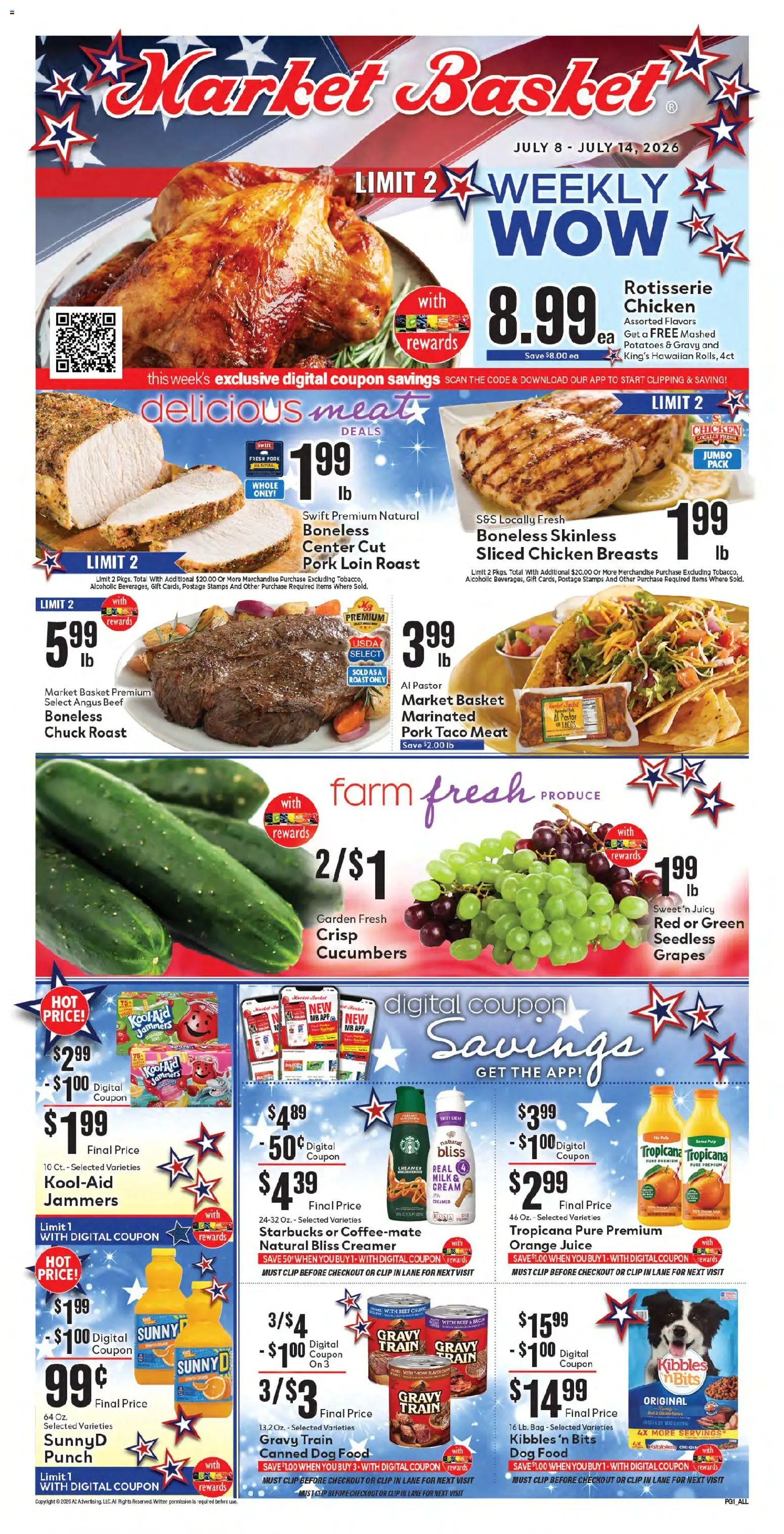 Market Basket offer from 07/08/2026 Market Basket Weekly Ad