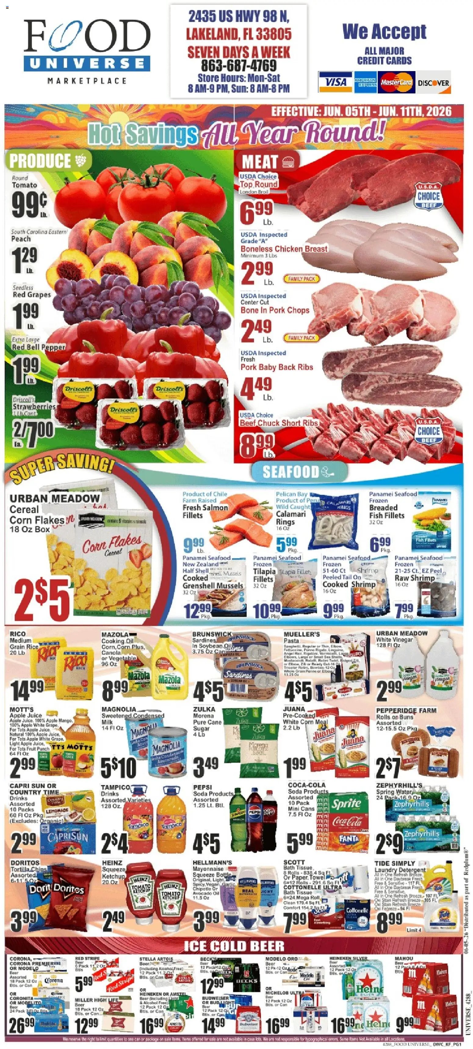 Food Universe offer from 06/05/2026 Food Universe Weekly Ad
