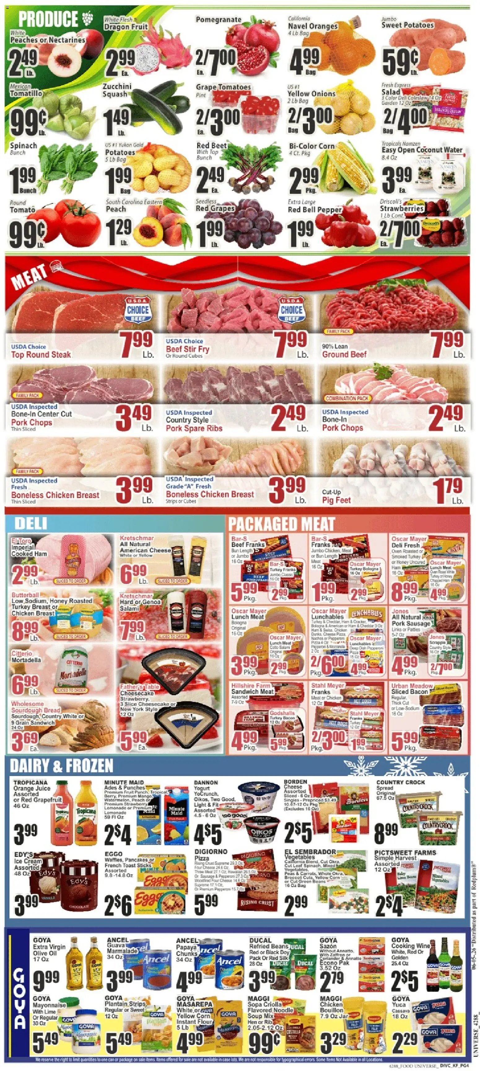 Food Universe offer from 06/05/2026 Food Universe Weekly Ad