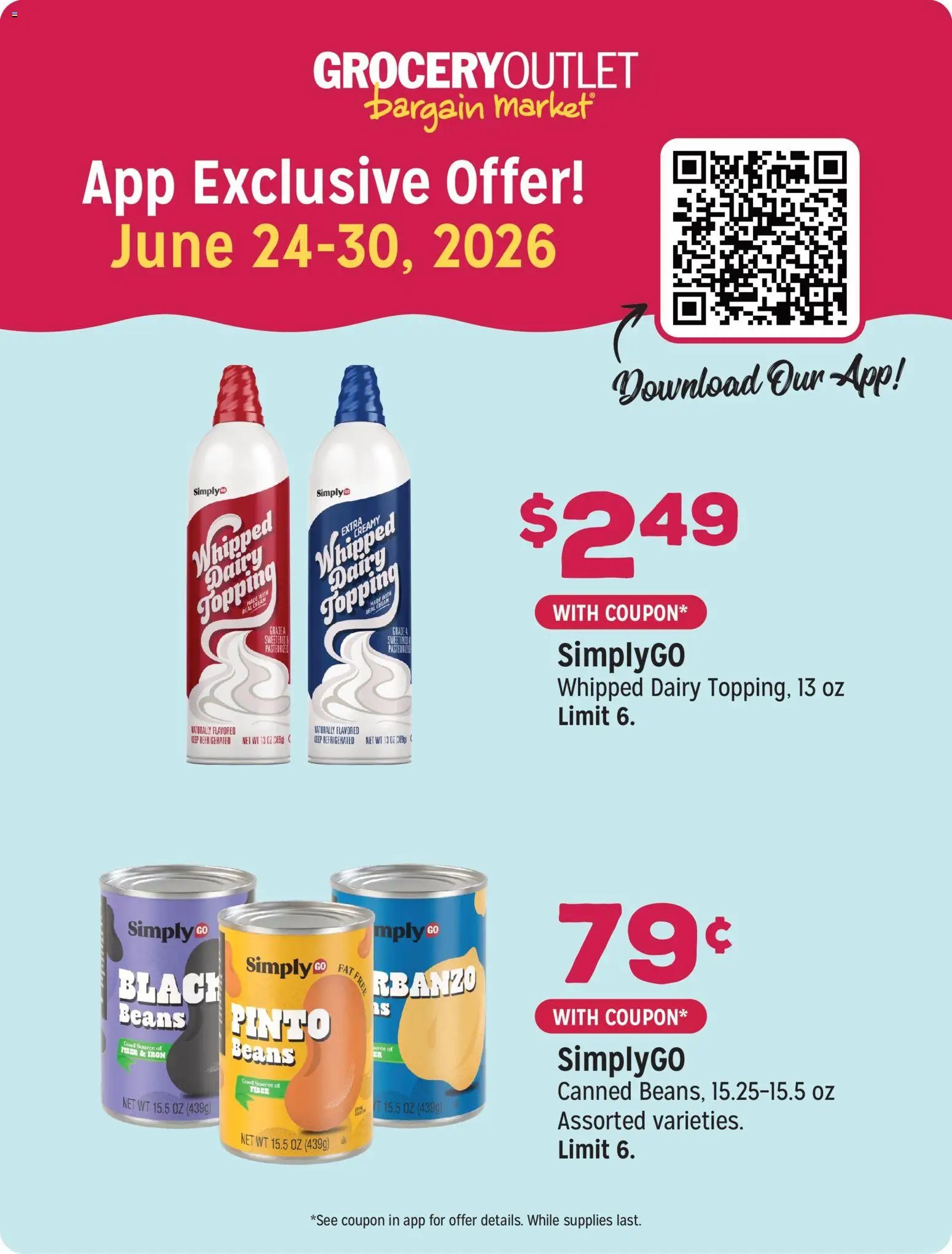 Grocery Outlet offer from 06/24/2026 Grocery Outlet Weekly Ad