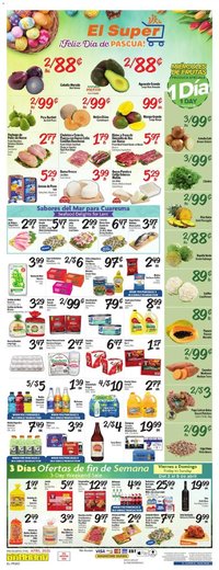 El Super offer from 04/01/2026 El Super Weekly Ad - TX