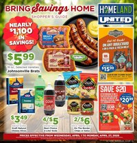 Homeland offer from 04/01/2026 Bring Savings Home Shopper's Guide