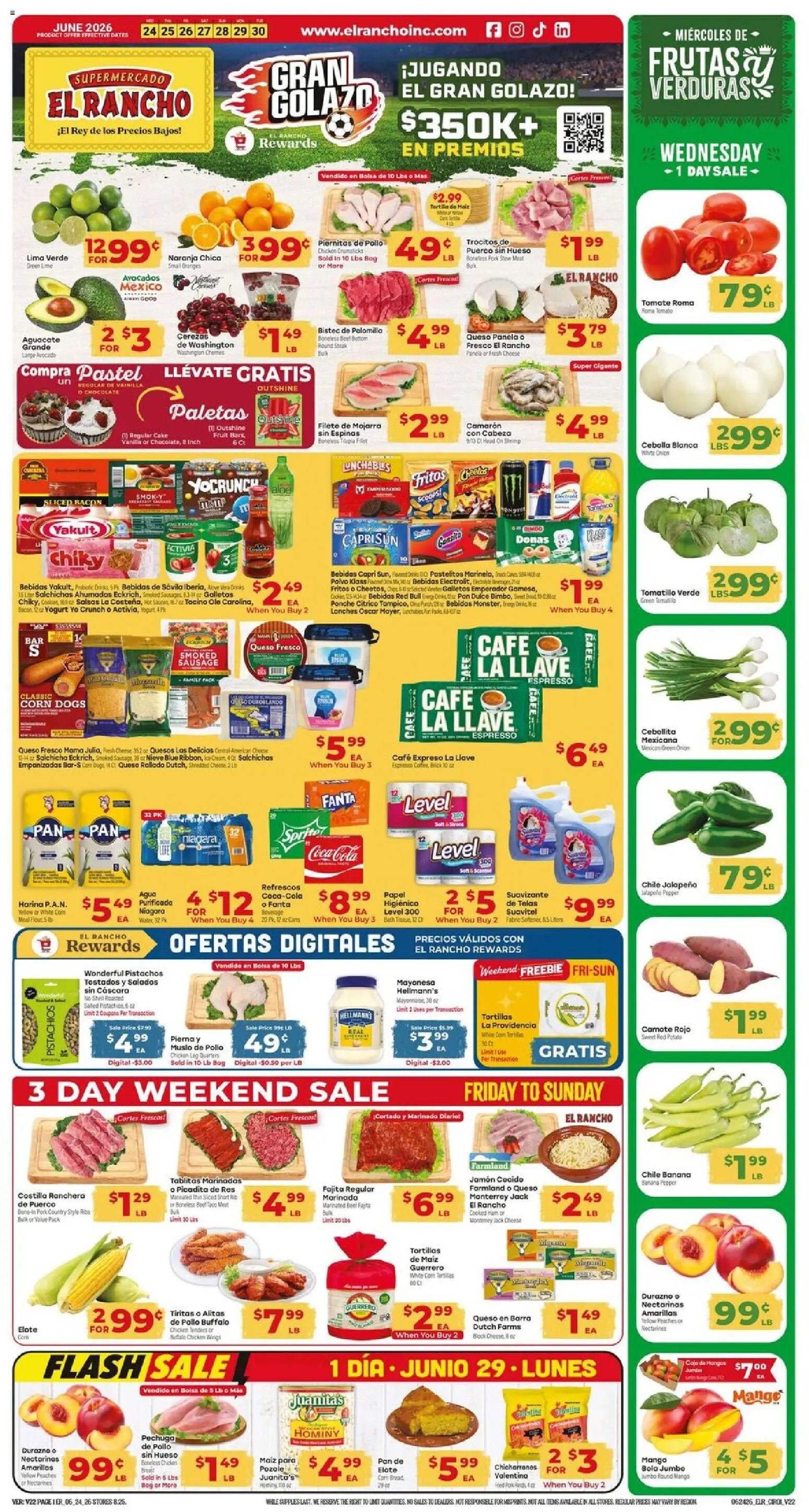 El Rancho offer from 06/24/2026 El Rancho Weekly Ad