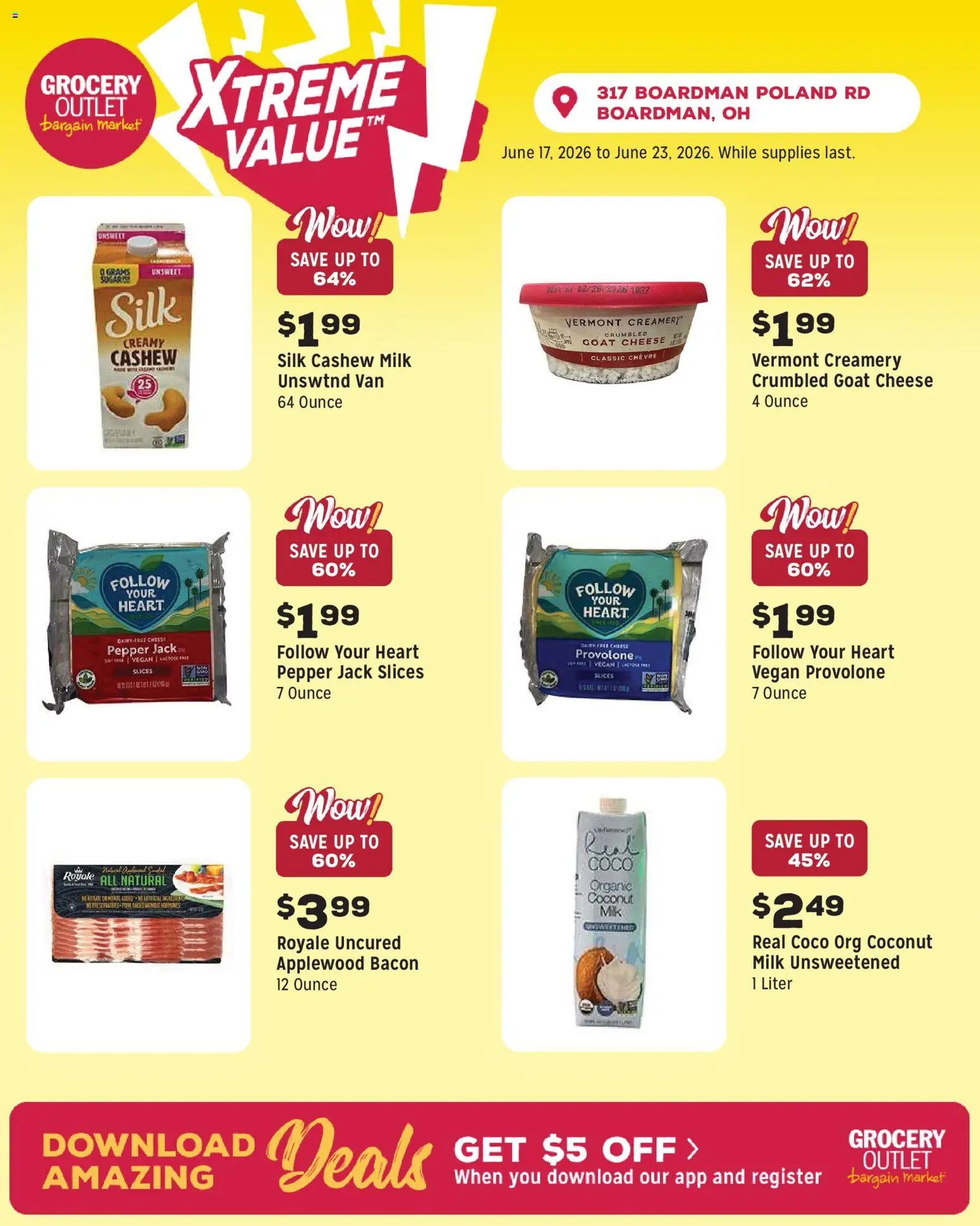 Grocery Outlet offer from 06/17/2026 Grocery Outlet Weekly Ad - OH