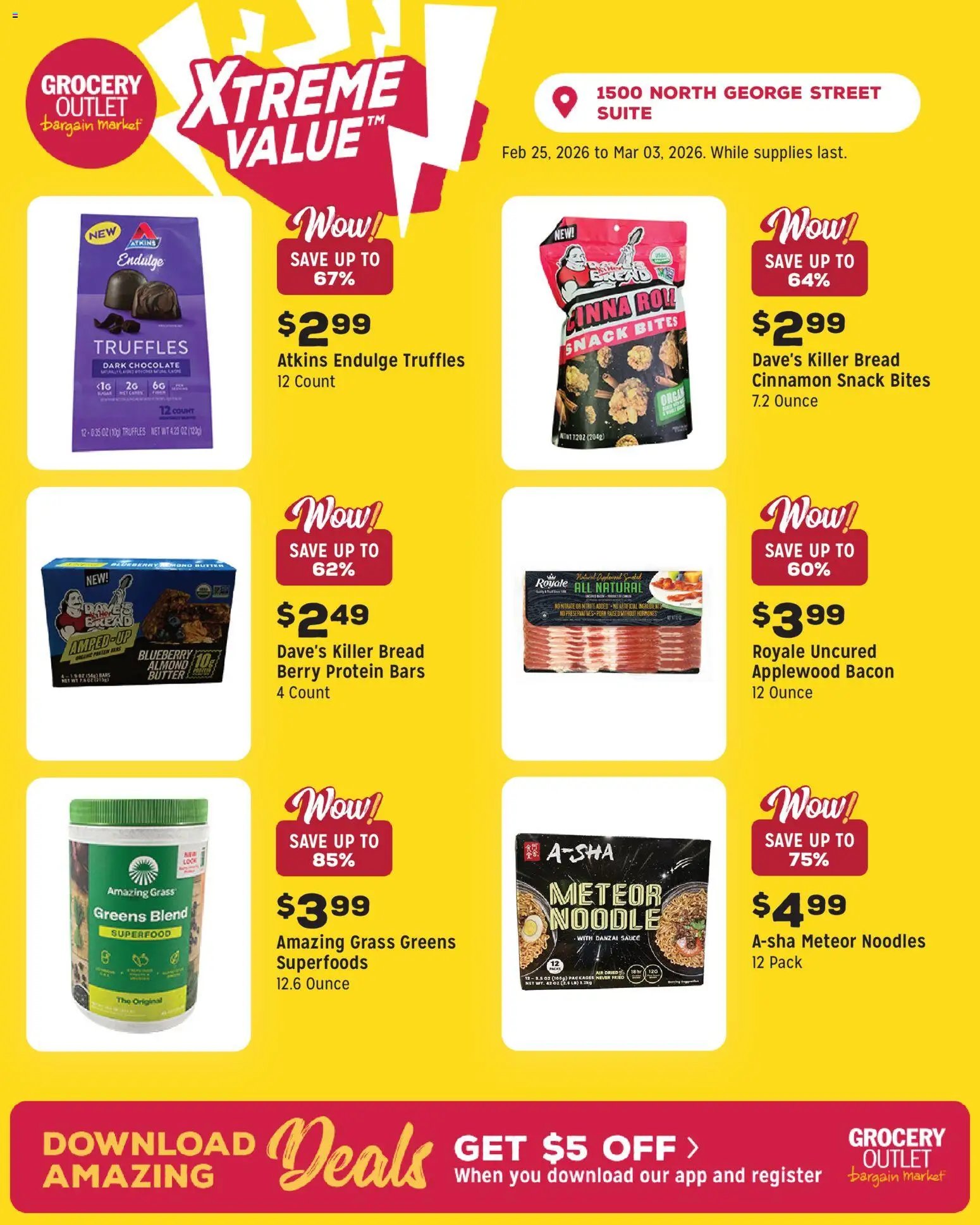 Grocery Outlet offer from 02/25/2026 Weekly Ad - PA