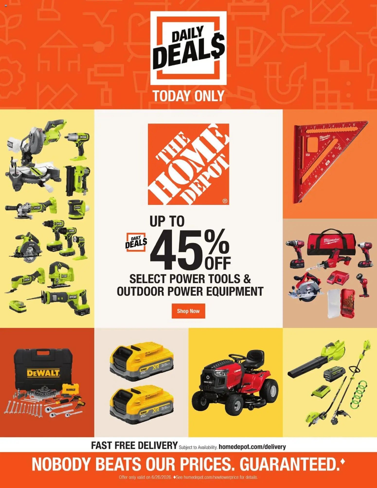 Home Depot offer from 06/26/2026 Home Depot Standalone