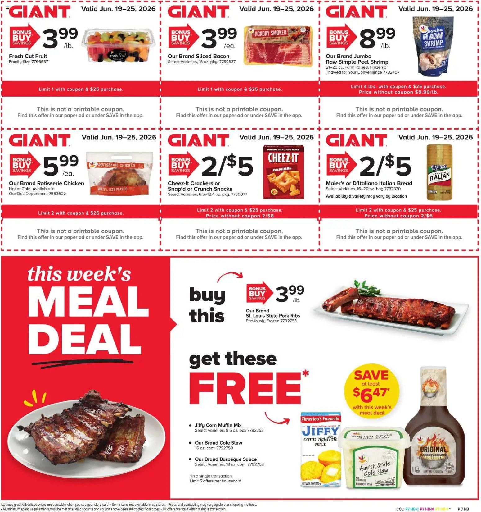 Giant offer from 06/19/2026 Giant Weekly Ad