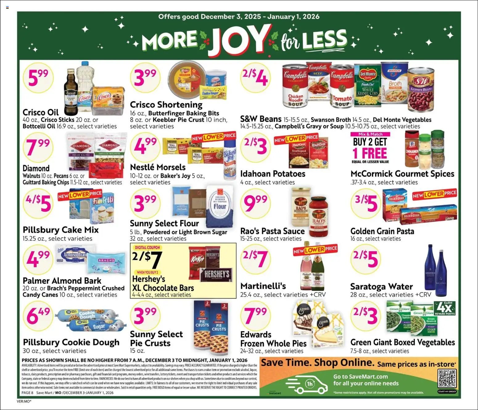 Save Mart offer from 12/03/2025 Big Book of Savings